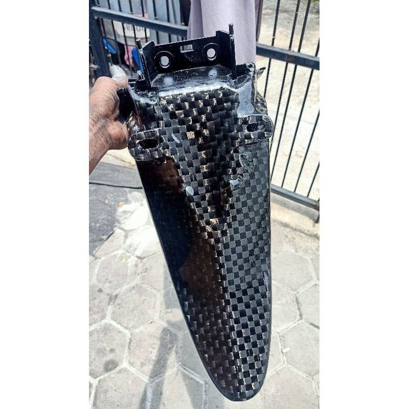 spakbor blakang mio sporty carbon kevlar