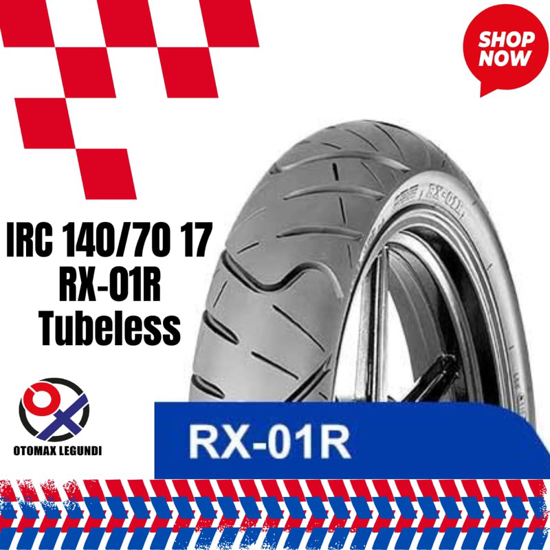 Ban Luar IRC 140/70 17 RX-01R Tubeless