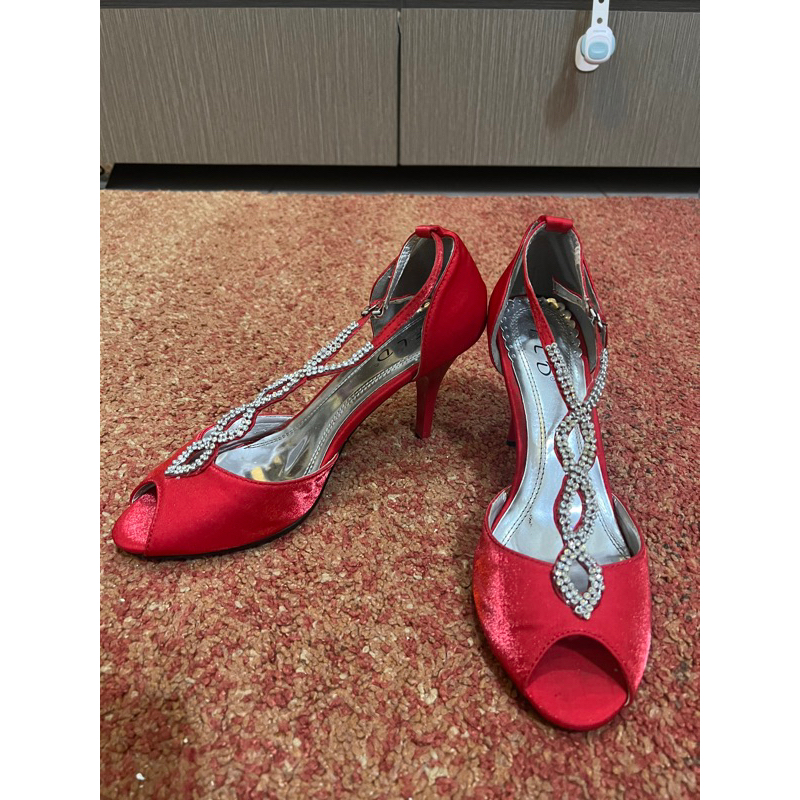 Preloved Sepatu Wanita - FLADEO/FLD Heels Pesta 7cm Size 40