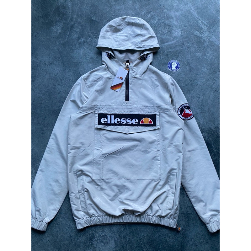 Ready Stok Jacket Ellesse Mont 2 Light Grey original