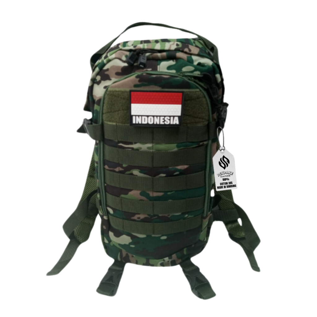 TERMURAH TAS SEPEDA TAS PUNGGUNG SEPEDA ARMY / TAS SEPEDA PRIA ARMY 3 RUANG SAKU (free rubber)