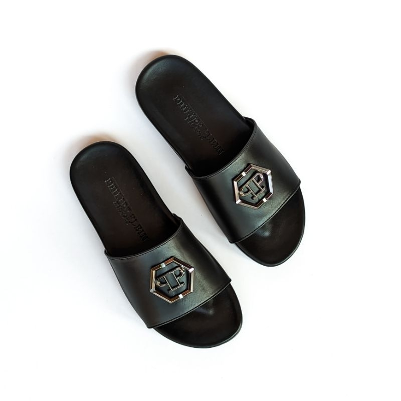 Sandal Philipp Plein Original import kulit asli 100%