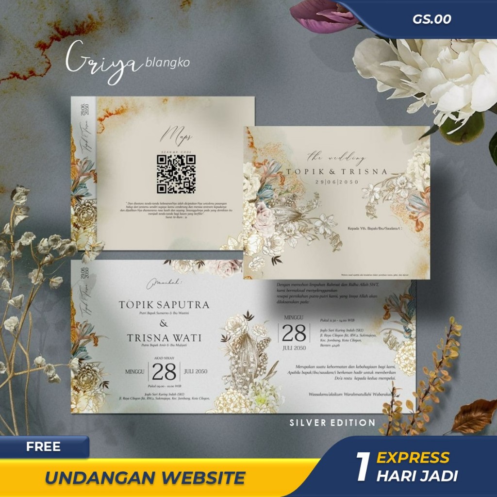 CETAK UNDANGAN PERNIKAHAN KHITANAN AESTHETIC ELEGANT SIMPLE MURAH SOFTCOVER CUSTOM FOTO BAHAN TEBAL 