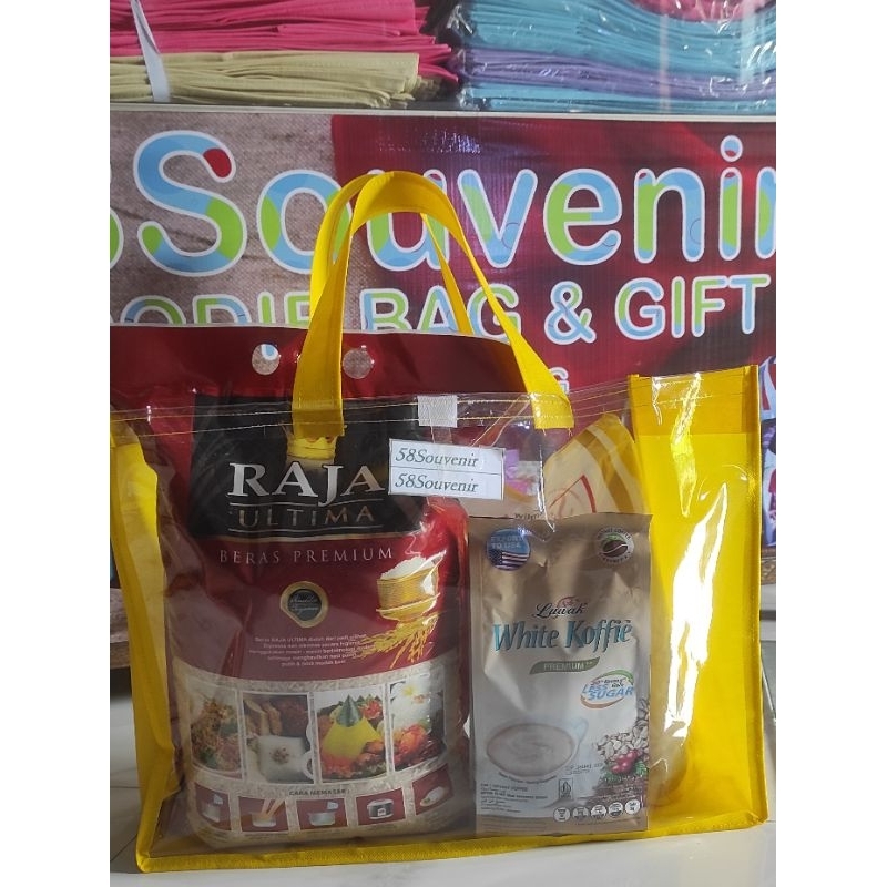 

BISA COD Tas Parcel Hampers bingkisan Tas Mika Tas Spunbond warna Jumbo MUAT SEMBAKO