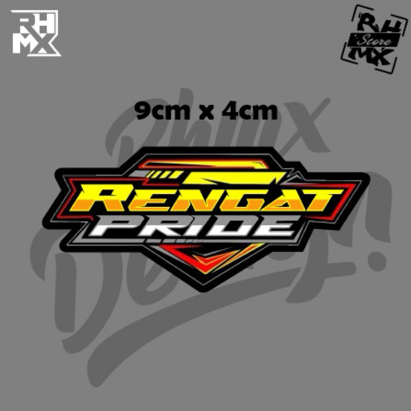 sticker RENGAT PRIDE racing pack motor viral terbaru stiker RENGAT vinyl stiker rengatbrace list spo