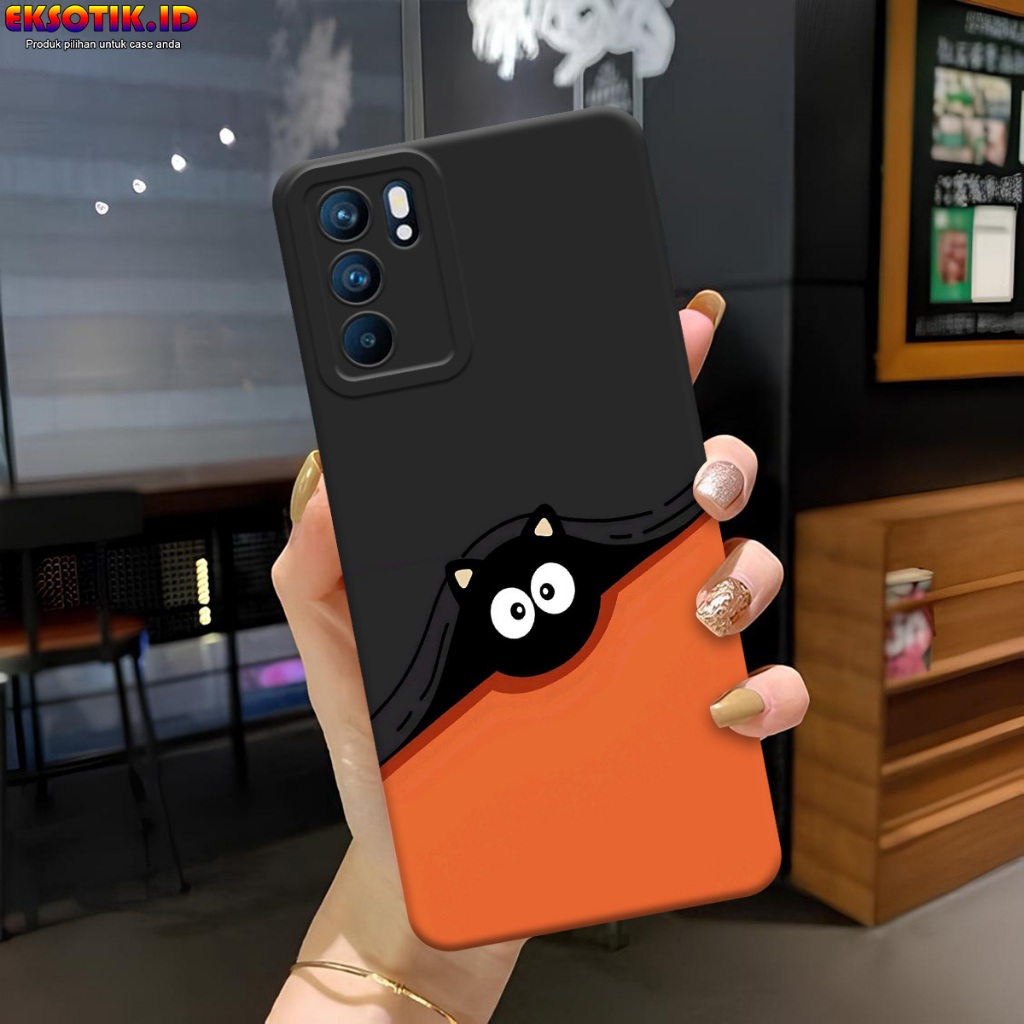 Case Oppo Reno 6 5G - Casing Oppo Reno 6 5G  - Fashion Case - Silikon Oppo Reno 6 5G  - Motif Keren 