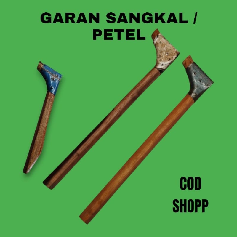 GARAN WADUNG / SANGKAL sangkal / patel / songkel / garan wadung /  PANJANG DAN PENDEK DENGAN KAYU YA