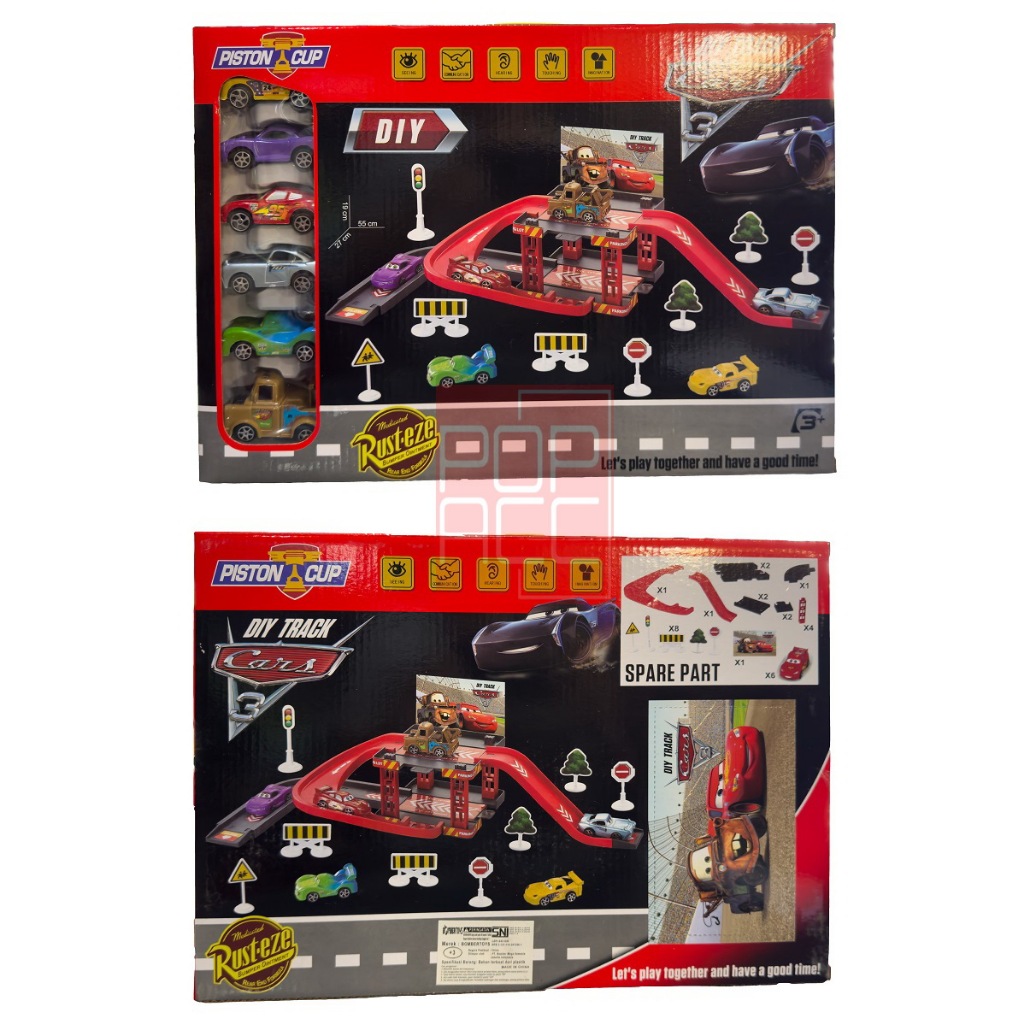 Mainan Set Track Balap Cars 3 DIY Anak Maenan Edukatif