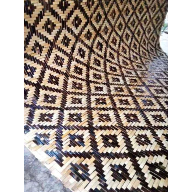 Bilik Gribik Gedek Tabag Motif anyaman bambu gedeg tabag anyaman bambu motif bilik ANYAMAN BILIK GRI