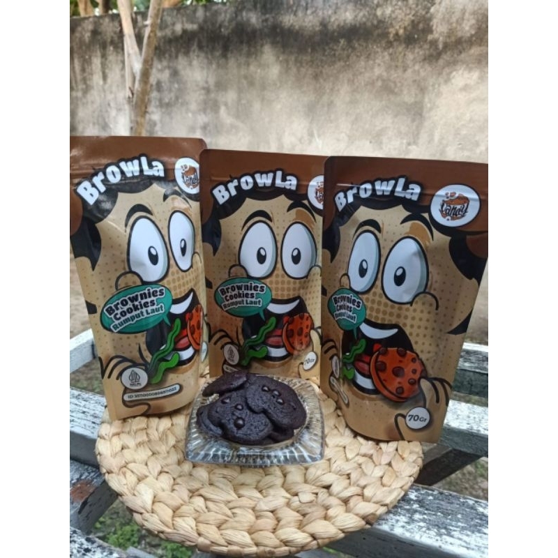 

brownies rumput laut