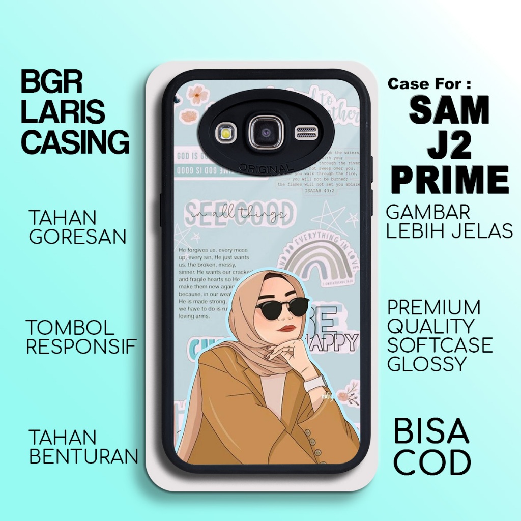 Casing Samsung J2 Prime Terbaru Hijab 2 Case J2 Prime Hardcase Softcase Glossy Terlaris Termurah