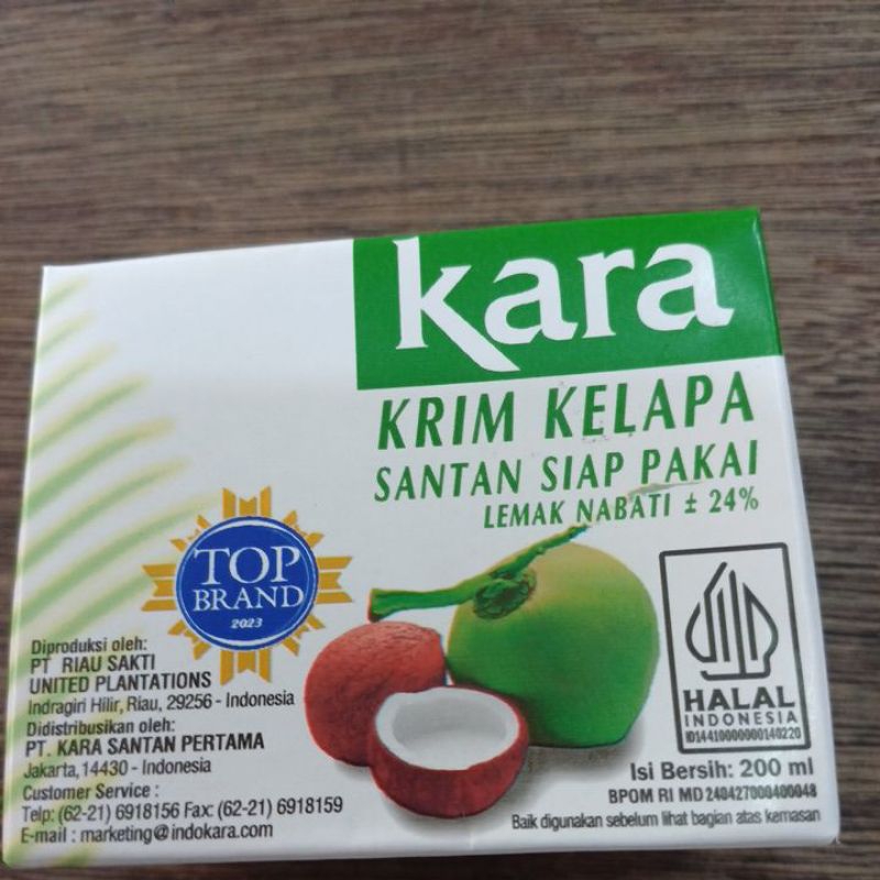 

Kara Santan Kelapa Siap Pakai 200 Ml