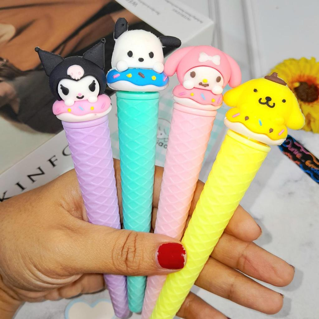 

Pulpen Eskrim SANRIO Super Cute Lucu Tinta Hitam Kuromi Melody / Pen Ice Cream Sanrio Imut Unik Favorit Anak Terlaris Stationary Fancy Premium Quality Harga Termurah Bisa Grosir dan COD