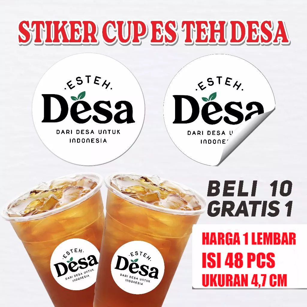

CETAK STIKER ES TEH DESA | STIKER ES TEH DESA | CETAK STIKER ES TEH CUSTOM | CETAK STIKER CUP MINUMAN | STIKER BOTOL MINUMAN | STIKER CUP ES TEH DESA