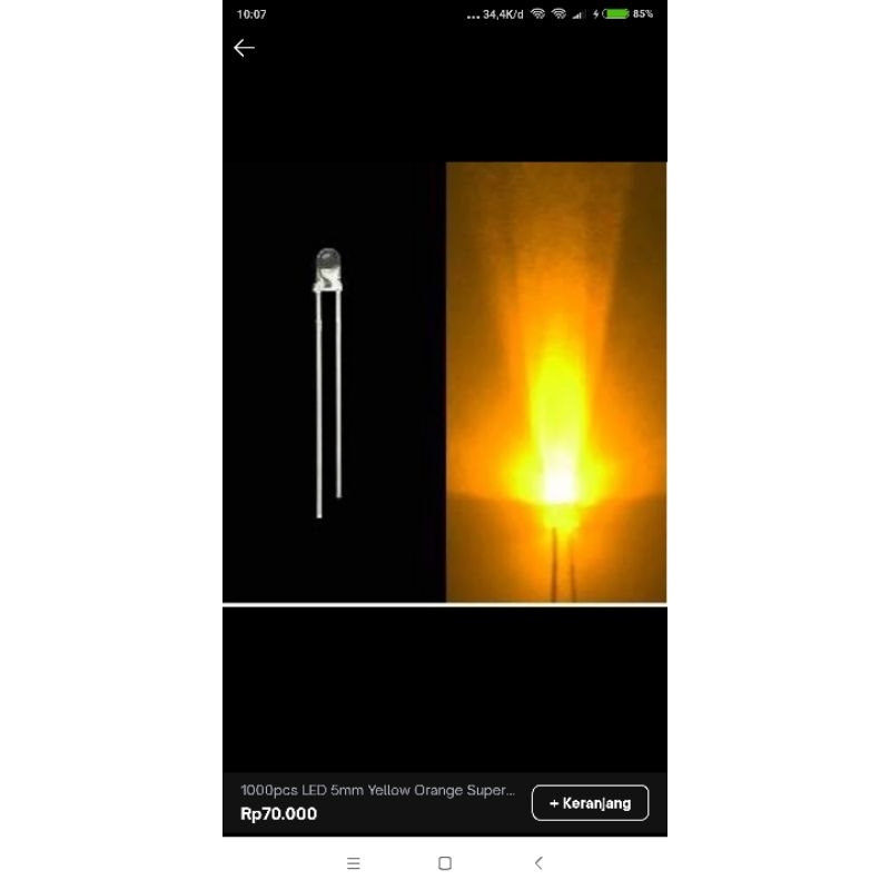 LED kuning super bright