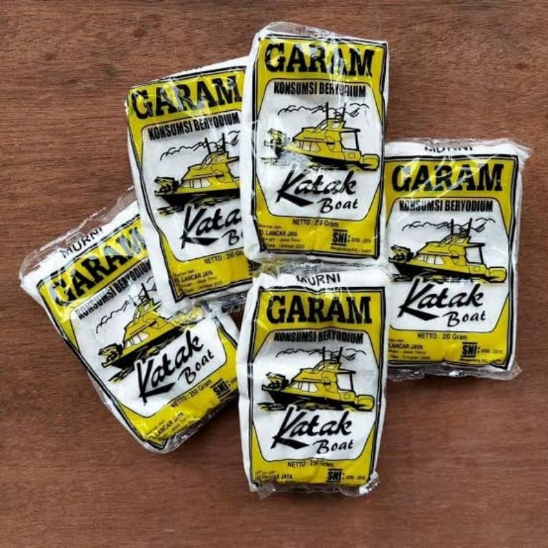 

GARAM CAP KATAK BOAT BERYODIUM 200GR/150GR PER BIJI MURNI