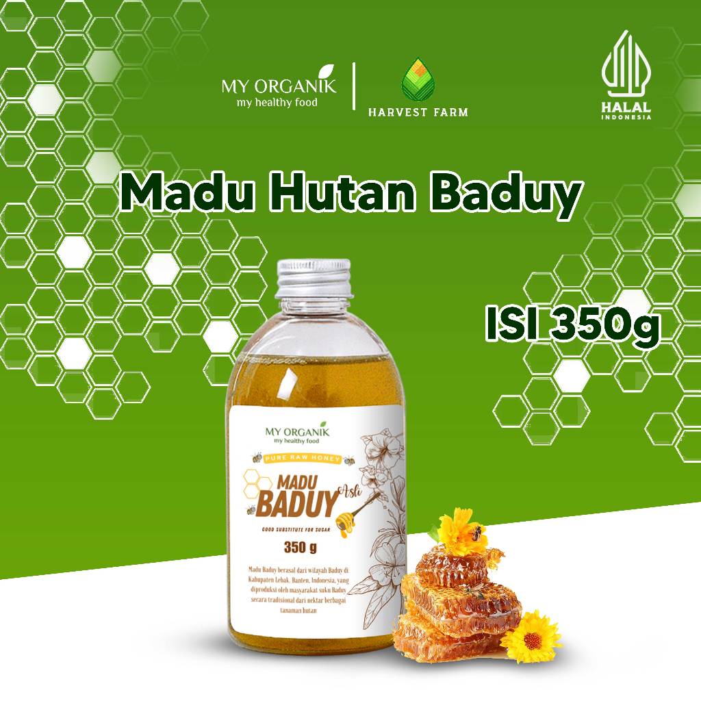 

My Organik Madu Asli 350gr Hutan Baduy Madu Murni Odeng Madu Asli