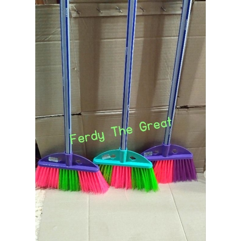 Sapu nilon plastik / sapu nylon / sapu lantai / sapu plastik / sapu tebal / sapu bagus / sapu love /