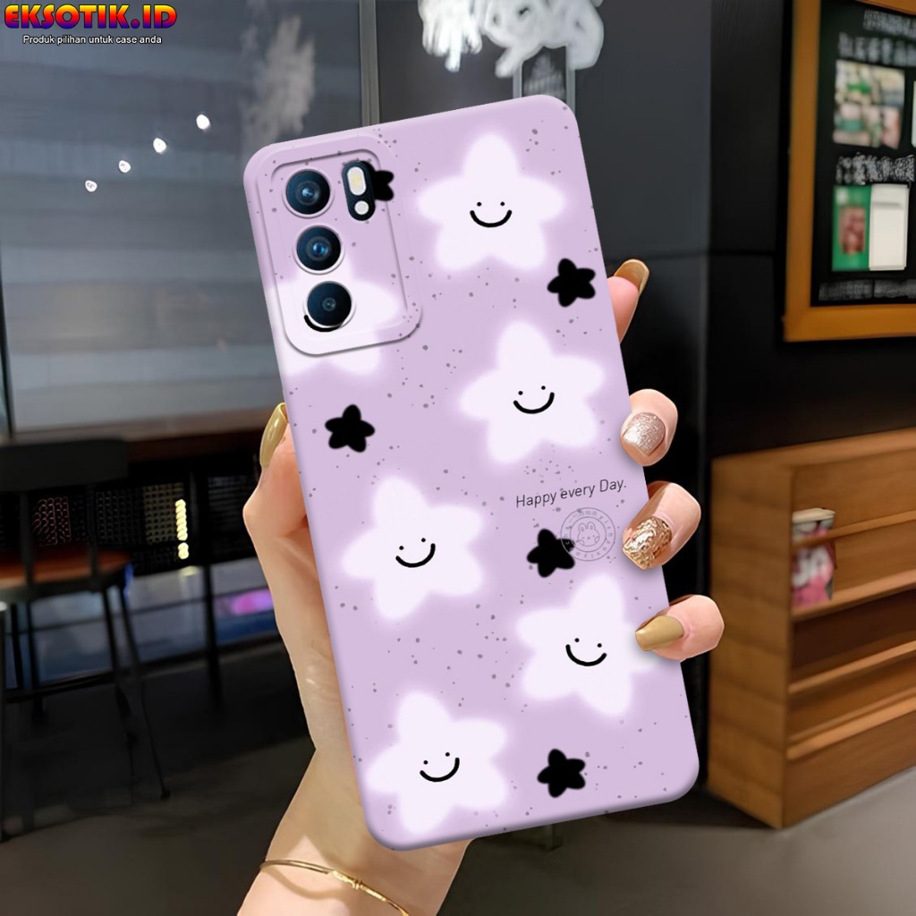 Case Oppo Reno 6 5G - Casing Oppo Reno 6 5G  - Fashion Case - Silikon Oppo Reno 6 5G  - Motif Keren 
