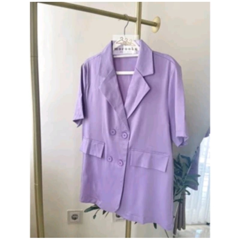 Blazer casual wanita korea style blazer