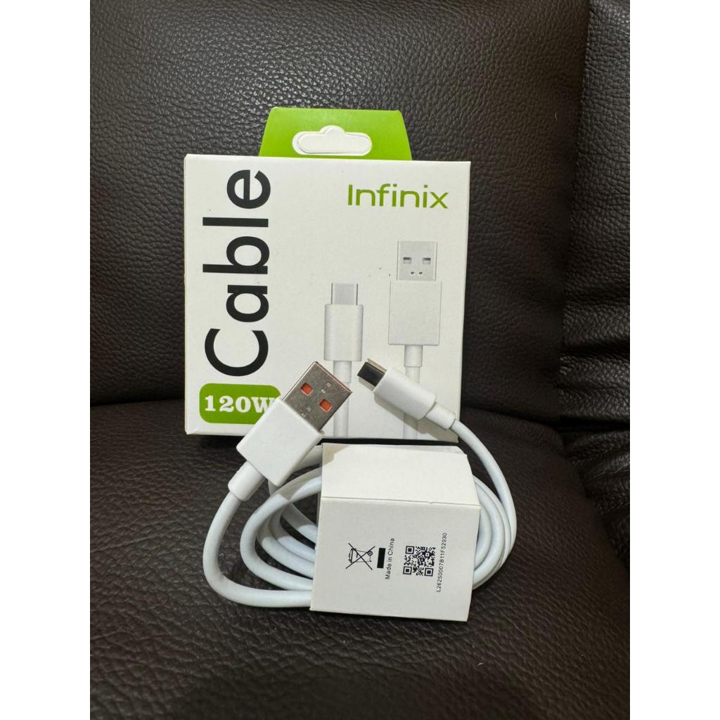 kabel data infinix 120W / super fast charging / support semua hp infinix / Kabel Data Charger Casan 