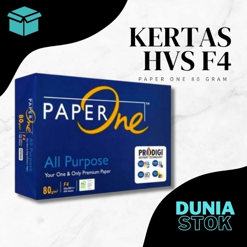 

PaperOne Kertas HVS F4 80gsm Putih