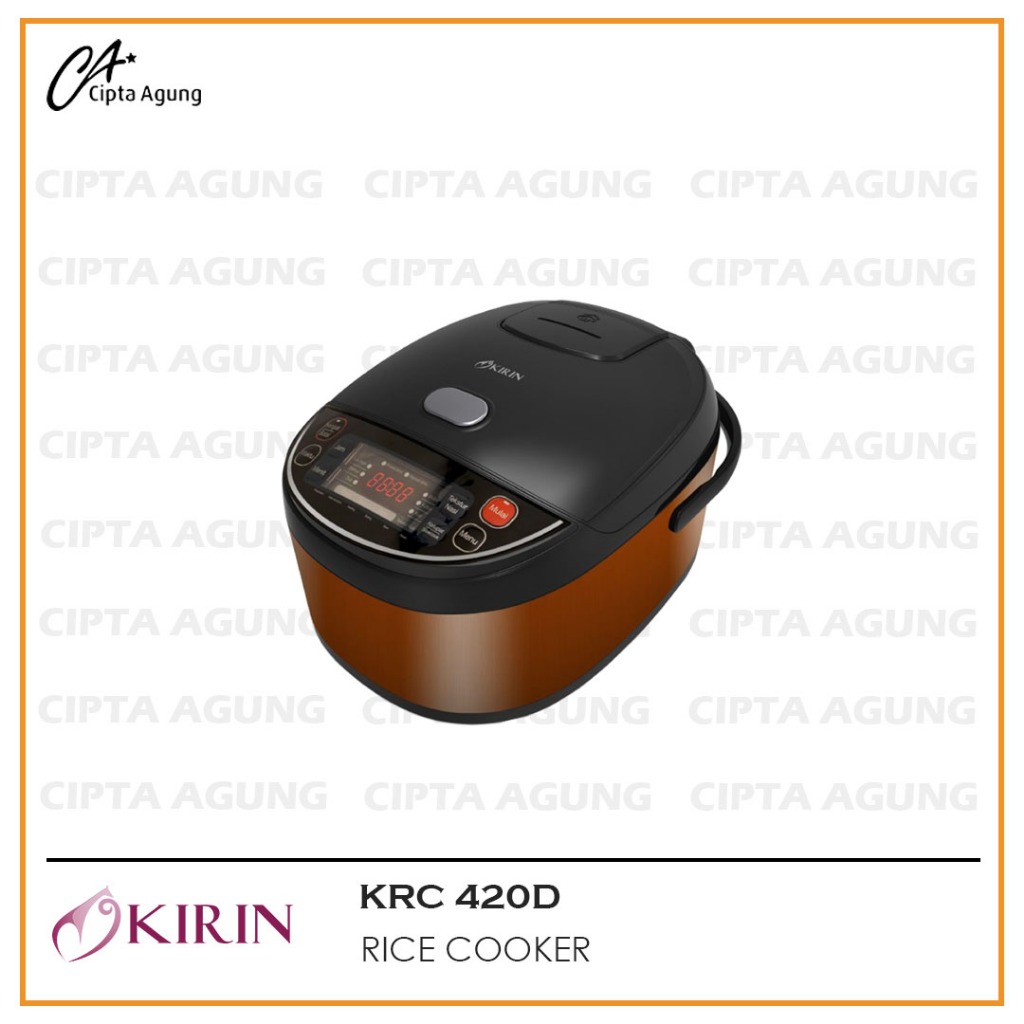 RICE COOKER DIGITAL 2 LITER KIRIN KRC-420 ANTI LENGKET