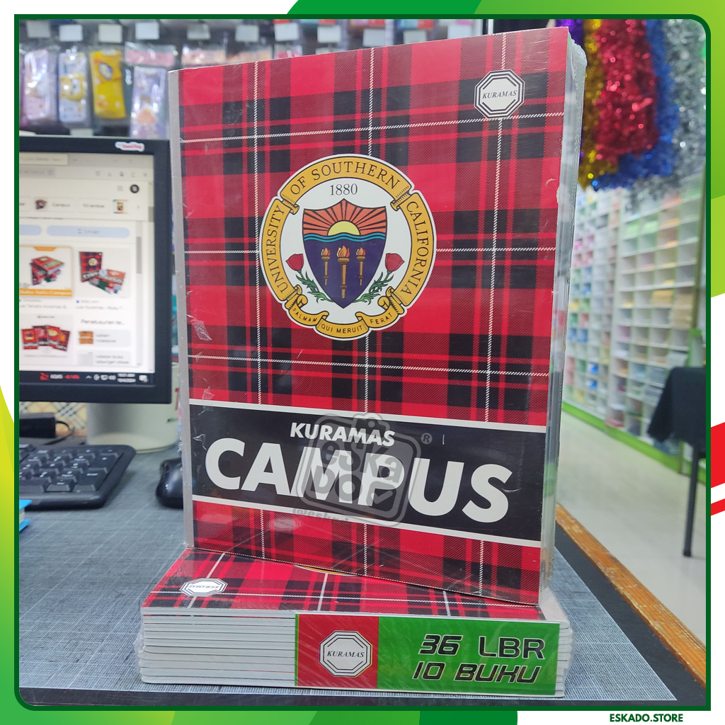 

Buku Tulis Kuramas Boxy / Buku Tulis Campus Kuramas ( 36 lembar )