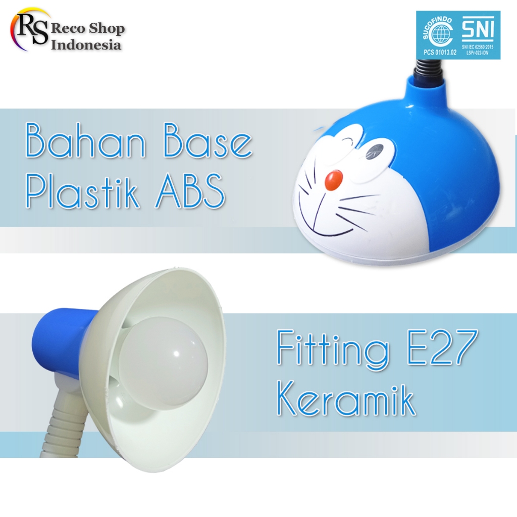 Lampu Belajar Lucu - Karakter Doraemon New