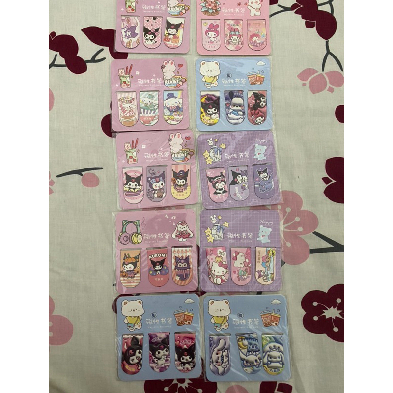 

Pembatas Buku Magnet Sanrio isi 3 PCS