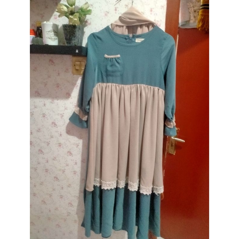 PRELOVED gamis set anak original by ADEN hijab