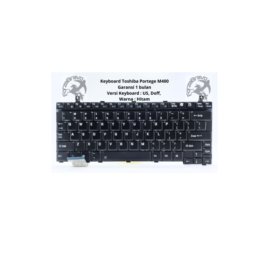Keyboard Laptop Toshiba Satellite U200 U205 U305 Series/Portege M200 M400 - Garansi 1 bulan US