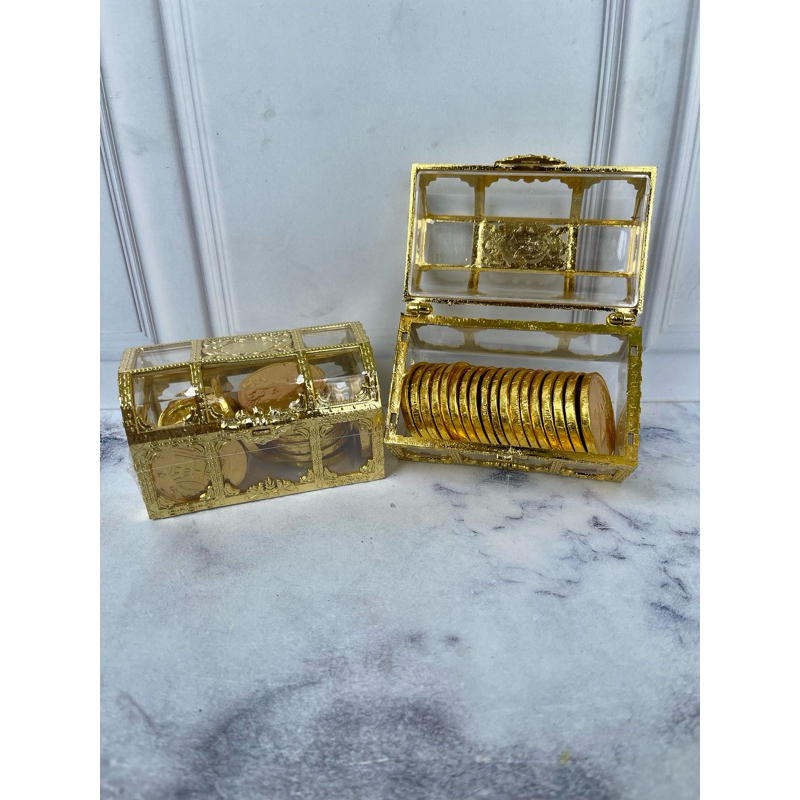 

coklat koin peti harta karun 60gr | oleh oleh haji umroh