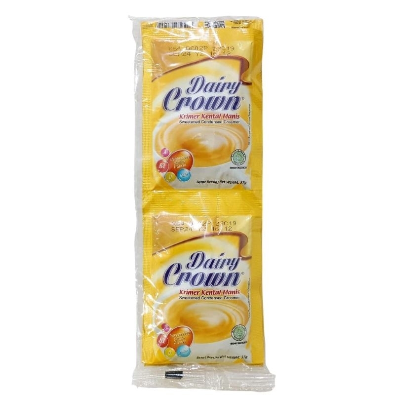 

Dairy crown saset,susu kental manis 1 pack isi 6pcs