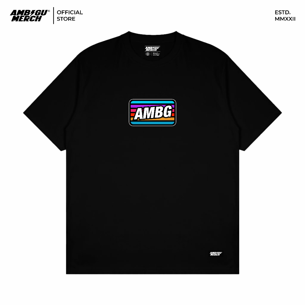 AMBIGU Kaos Pria Lengan Pendek Katun Regular Tshirt Distro Combed