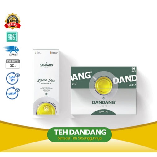 

(Box isi 25) Teh Dandang Teh Hijau Celup Green Tea