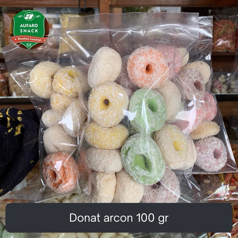 

KUE LADU DONAT ARCON MANIS BANDUNG 100 GRAM AUFARO SNACK