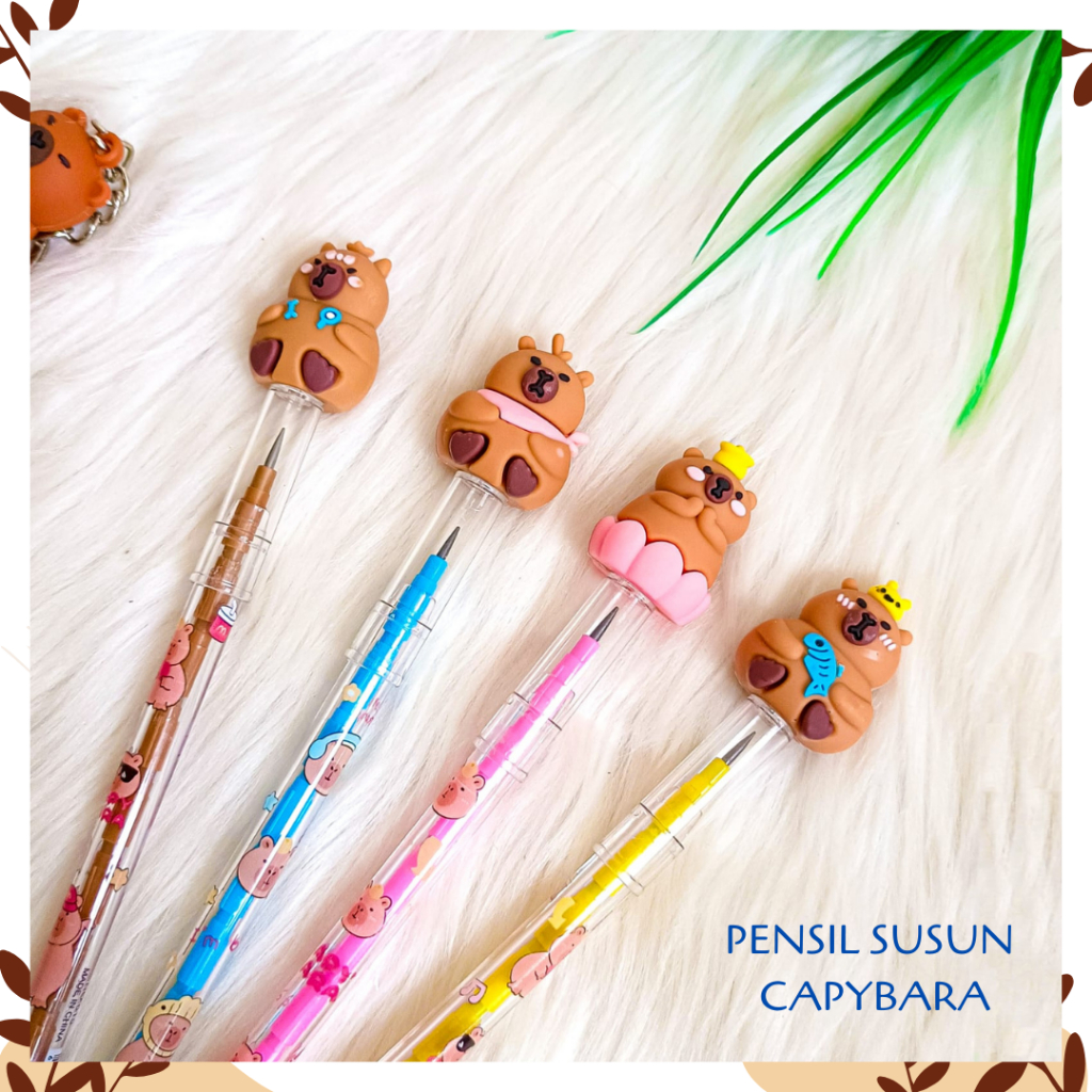 

PENSIL SUSUN CAPPYBARA CAPYBARA KAPIBARA KARAKTER KARTUN BENSIA PELURU REFILL BISA ISI ULANG KARAKTER UNIK MURAH PENCIL ALAT TULIS KANTOR SEKOLAH