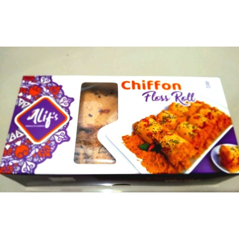 Chiffon Flossroll by Alif's cake