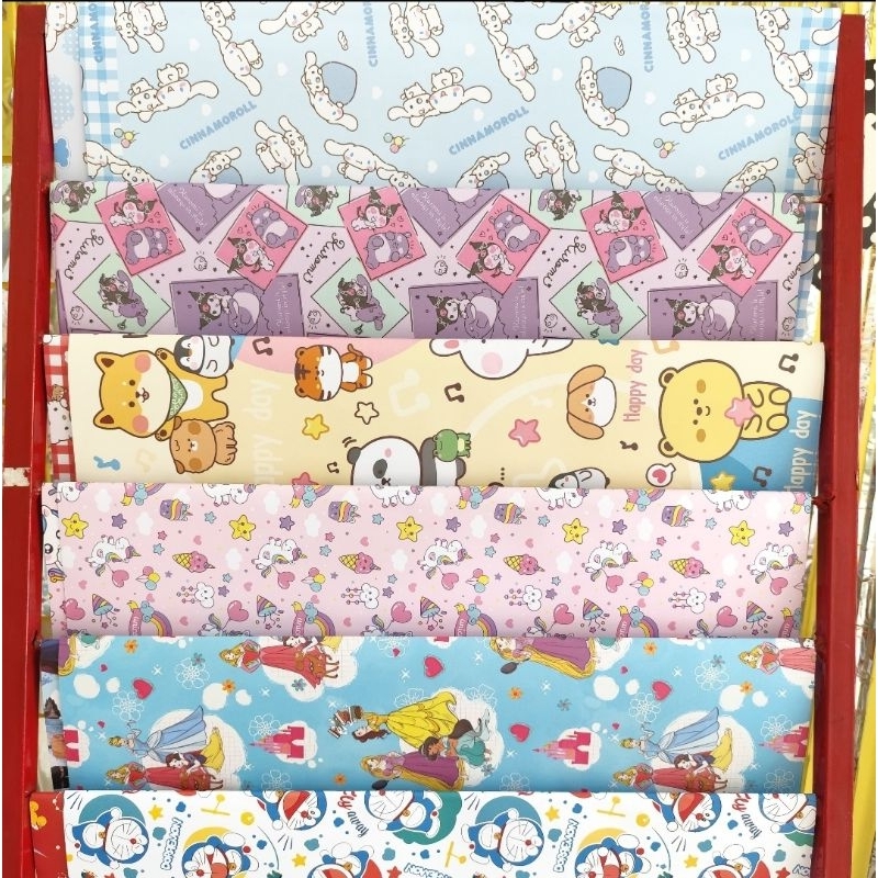 

Kertas Kado 1 lembar Khusus Instant Bungkus kado Sansan Wawa Bingkisan Hadiah Cinnamoroll kuromi dino princess spiderman cars unicorn batik polkadot love hati baby boy girl Wrapping paper kado anak parcel