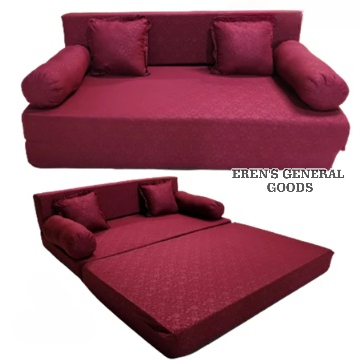 TERMURAH Kasur / Sofa Bed Busa Model Lipat Ukuran 200x140x14 CM Minimalis Premium