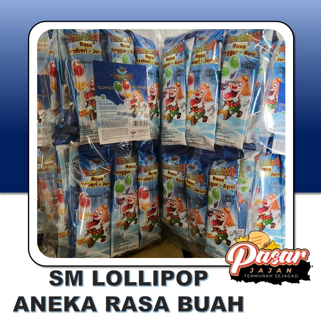 

SM Lollipop Aneka Rasa Buah 7.5gr x 30pcs