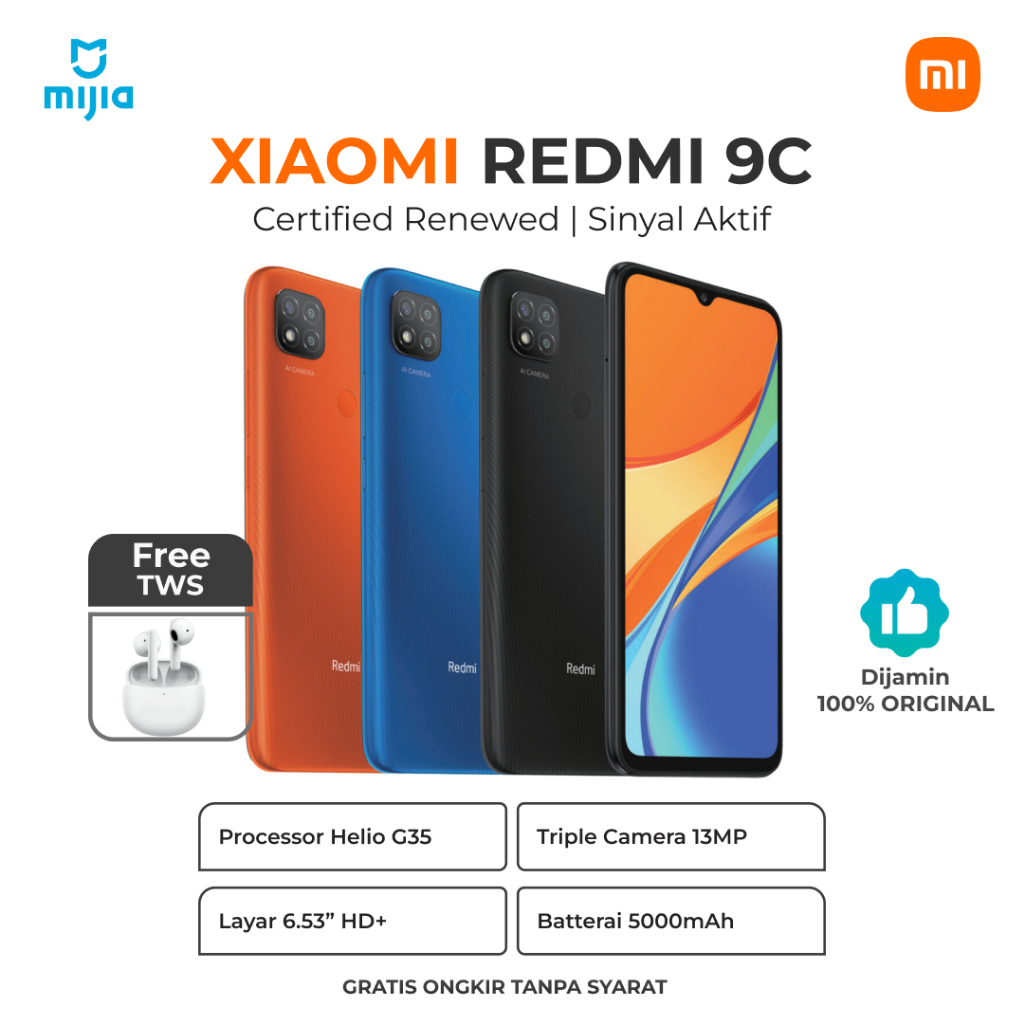 Xiaomi Redmi 9C Certified Renewed Unit Only Grade A