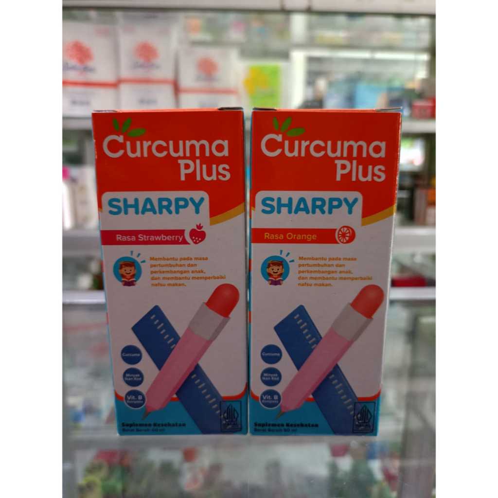 CURCUMA PLUS SHARPY 60 ML | Sirup Suplemen Vitamin Anak