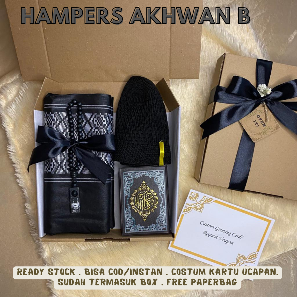 [ HAMPERS AKHWAN SET B ] KADO WISUDA SOUVENIR KADO SEMPRO KADO ANNIVERSARY HAMPERS COWOK MURAH | GIF