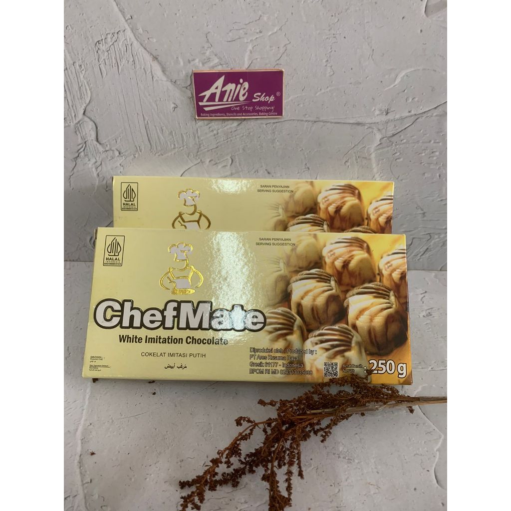 

chefmate coklat putih/white choco compound chefmate250gram