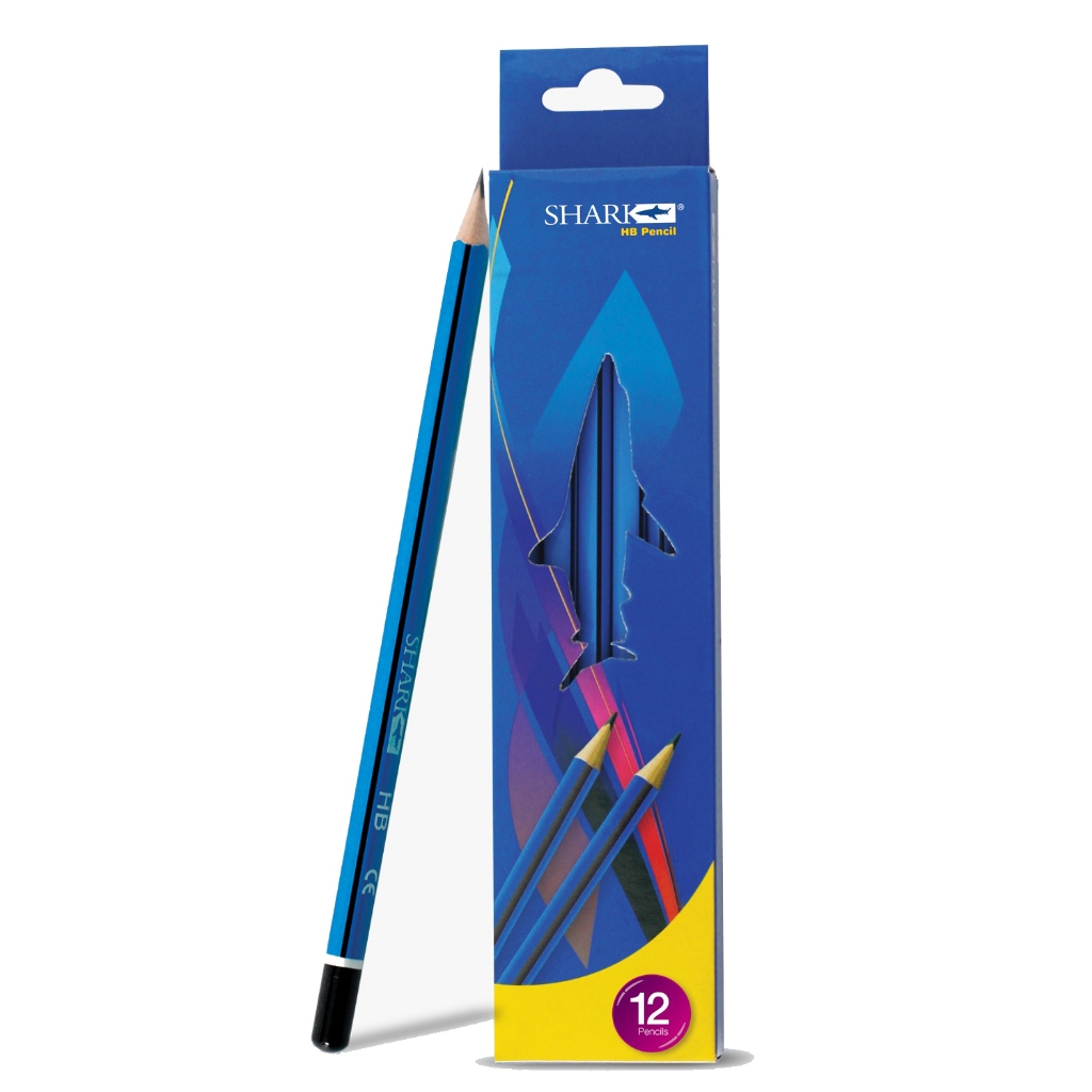 

SHARK Pensil HB Kayu Graphite Pencil HB Type SH004