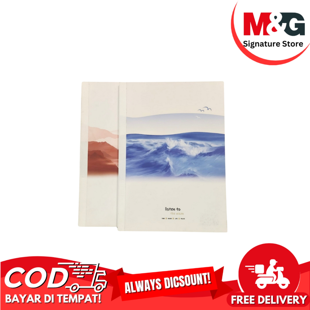 

Buku Kotak Kecil M&G Notebook A5 Isi 80 Lembar Banyak Pilihan Motif Cover #APNBC005