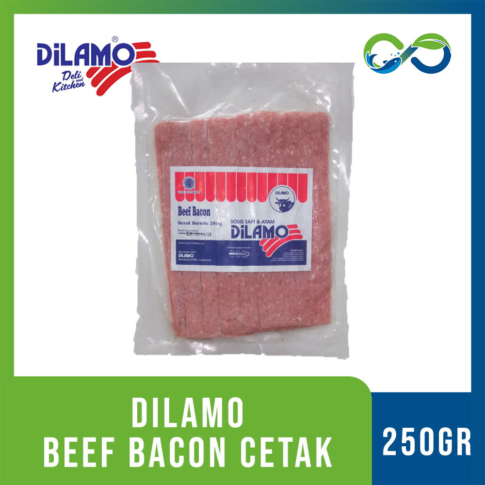 

[AquaEcoFarm] Beef Dilamo Beef Bacon 250gr Fresh 100% Halal Bandung