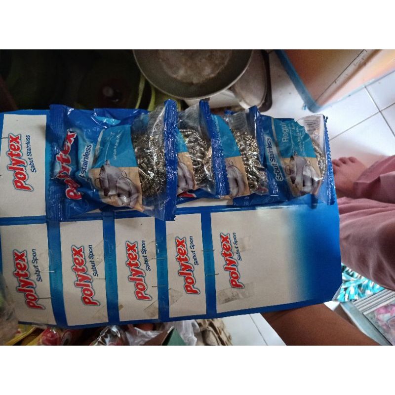 Sabuk kawat piring/ Kawat cuci Piring merk polytex